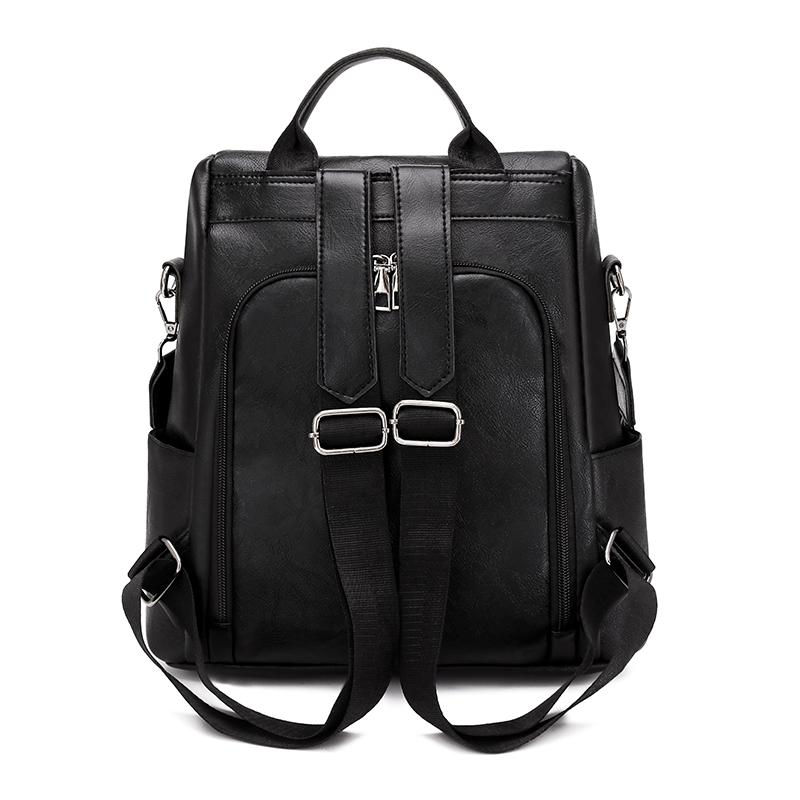 Womens PU Backpack Anti Theft Travel School Bag Casual Daypack Shoulder Handbag