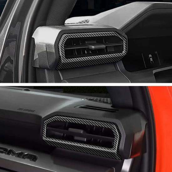 For Toyota Tacoma 2024-2025 Dashboard Air Vent Cover Trim Carbon fiber Kit