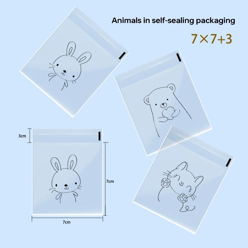 100Pcs Bags To Pack Products Bread Bag Sandwich Bag Packaging Bags Cookie Sandwich Bag Plastic Bags