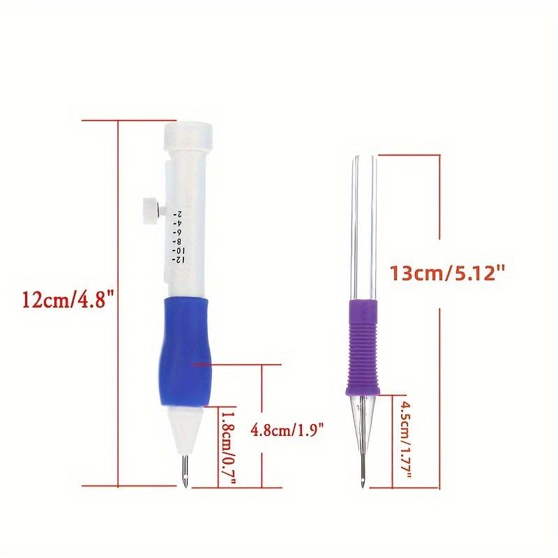 Gör-det-själv Magisk Broderipenna Set Punch Needle Kit Sömnadsverktyg Set Klädsömnad Vävning Lapptäcke Stickning Verktyg Sömnadstillbehör