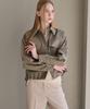 Lusida Roa Pocket Crop Jacket - Khaki