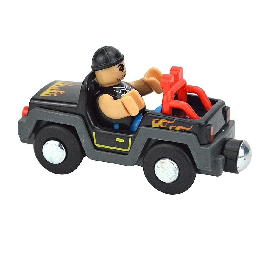 City Electric Locomotive Magnetic Train Diecast Slot Fire Truck Police Cars Fit Brio Wooden Train Railway Track Toys For Kids