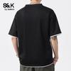 Baleno S&K Men's Faux Two-Piece Short Sleeve T-Shirt