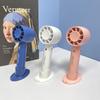 Portable Turbo Mecha Style Handheld Fan with Digital Display and USB Charging