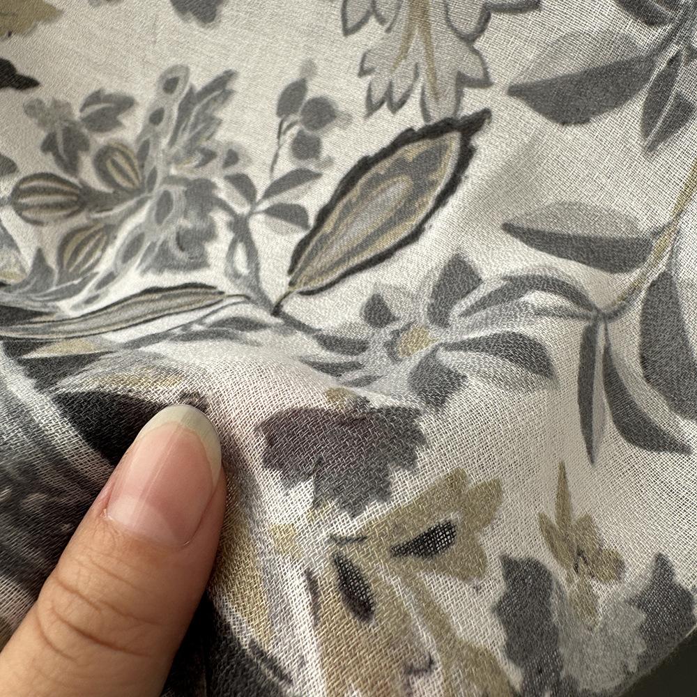 Cotton and Linen Scarf for Women 180x90cm Breathable and Soft Warm Autumn and Winter Shawl