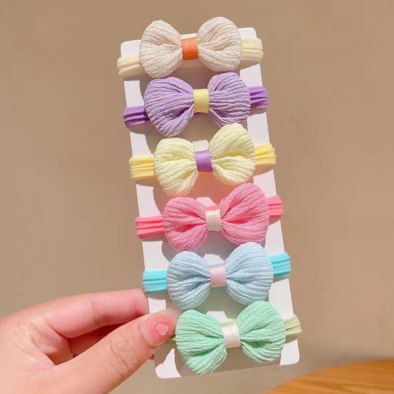 Children's Hair Ties Non-Damaging Towel Rings Elastic Hair Bands Little Girls Ponytail Rubber Bands