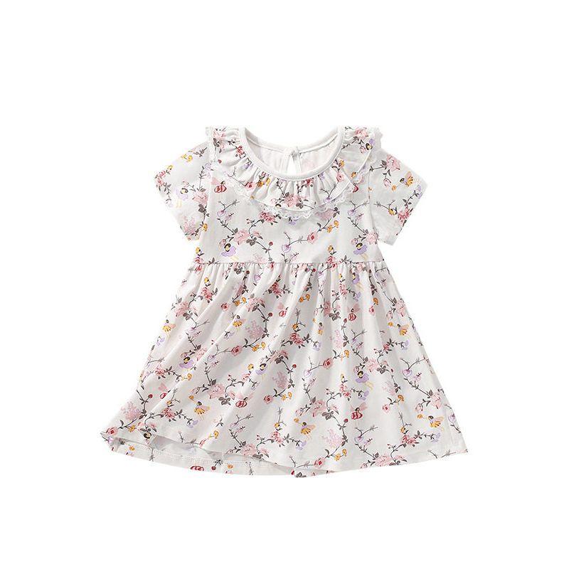 Cross-Border Malwee Girls' Dress Summer New Short-Sleeved European and American Style Children's Dress Princess Dress