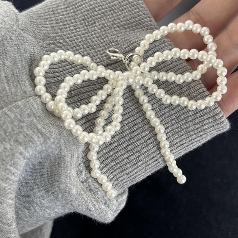 Delicate Big Bowknot Pendant Keychain Creative Bowknot Pendant Keychain Bag Decoration Stylish Keychain Bag Accessory