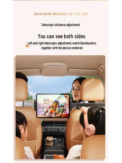 Supporto per Tablet e Telefono per Poggiatesta del Sedile dell'Auto per Sedile Posteriore