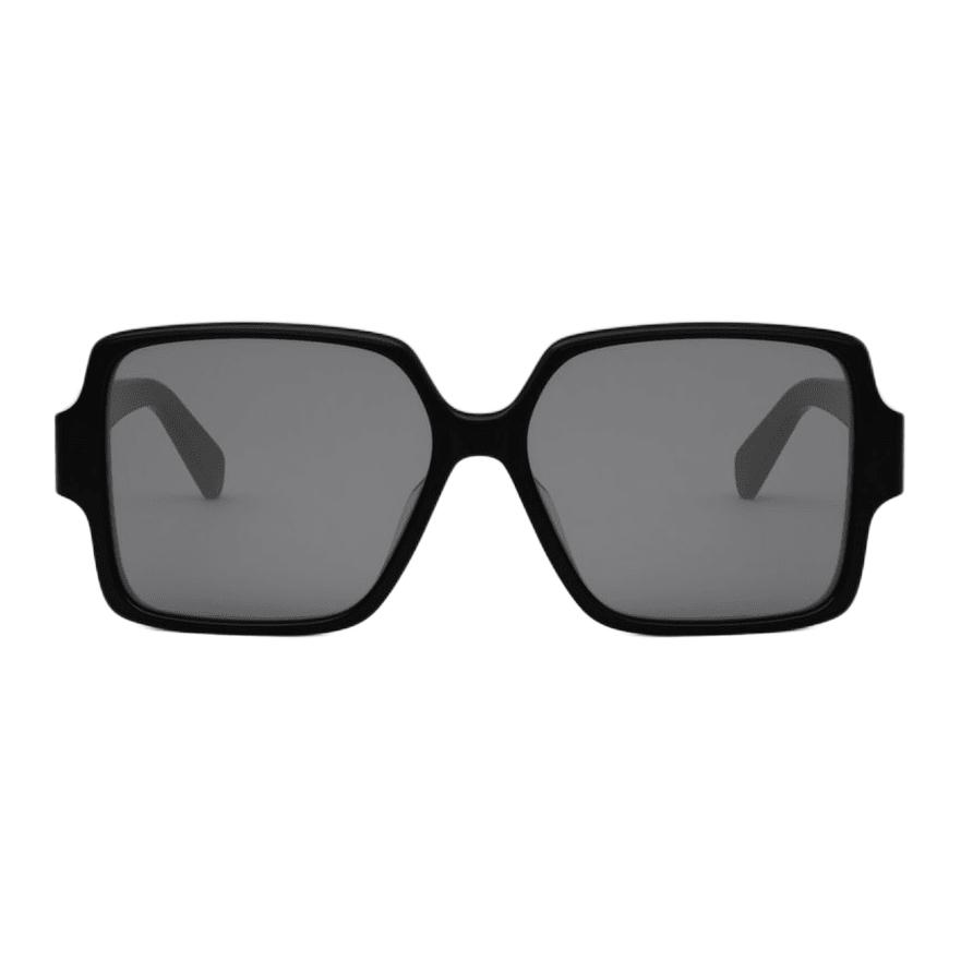 Celine Comfortable Fashion Plastic Square Sunglasses Women sunglasses Black CL40316U01A