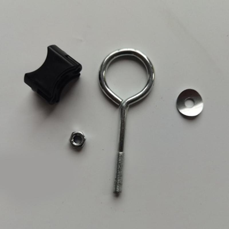 Packung mit 12 robusten verzinkten Stahlschrauben für Trampoline, hochfeste Hardware für Sprunggeräte, Wartungszubehör