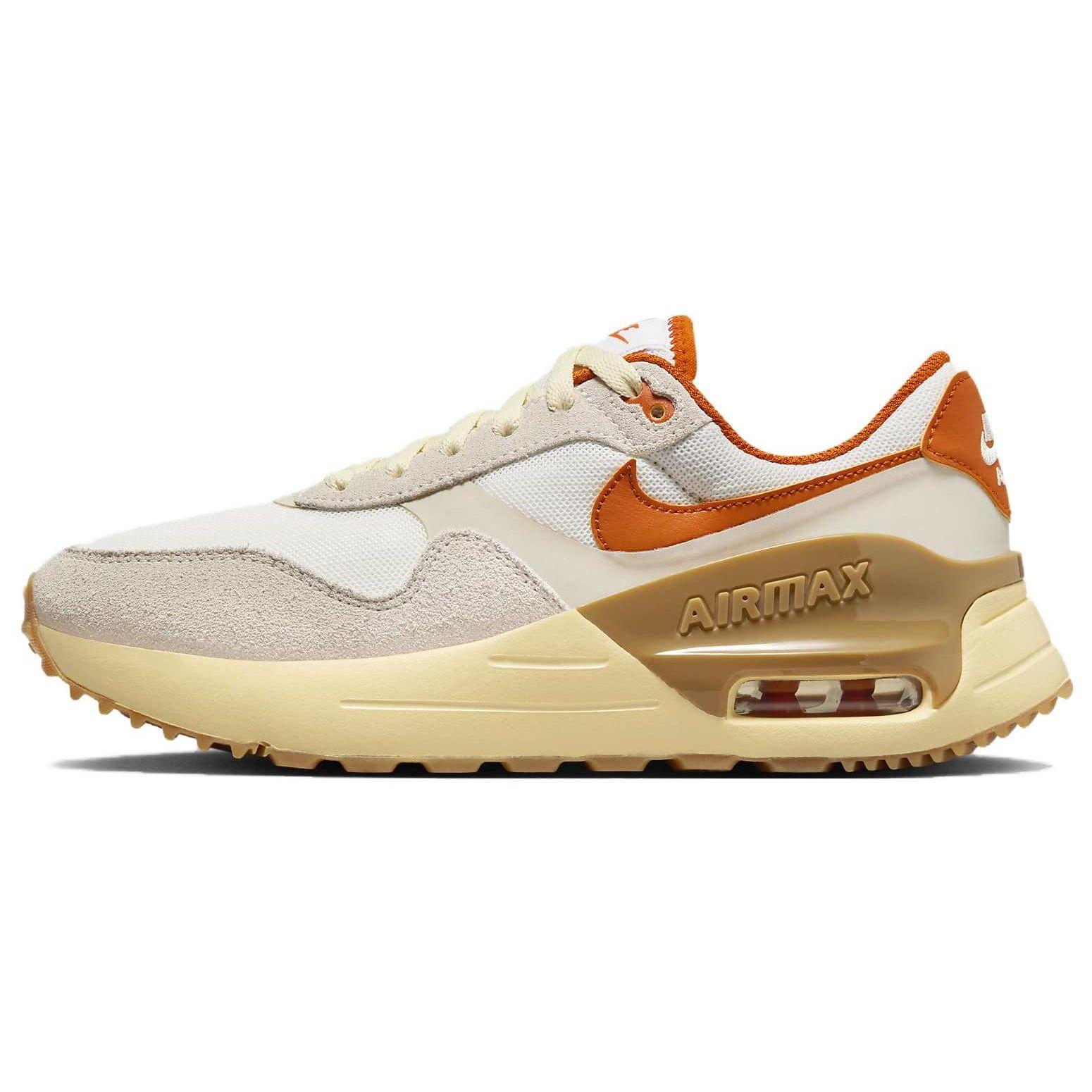 

Nike Air Max Systm Ретро Удобные Универсальные Ткань Кожа Прочные Низкие Кроссовки на Воздушной Подушке Повседневные Беговые Кроссовки Женские кроссовки Желтые FQ8106-133 44