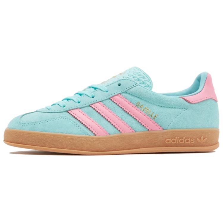 Adidas Originals Gazelle Comfortable Breathable Low-Top Sneakers Women Sneakers Blue IH0690