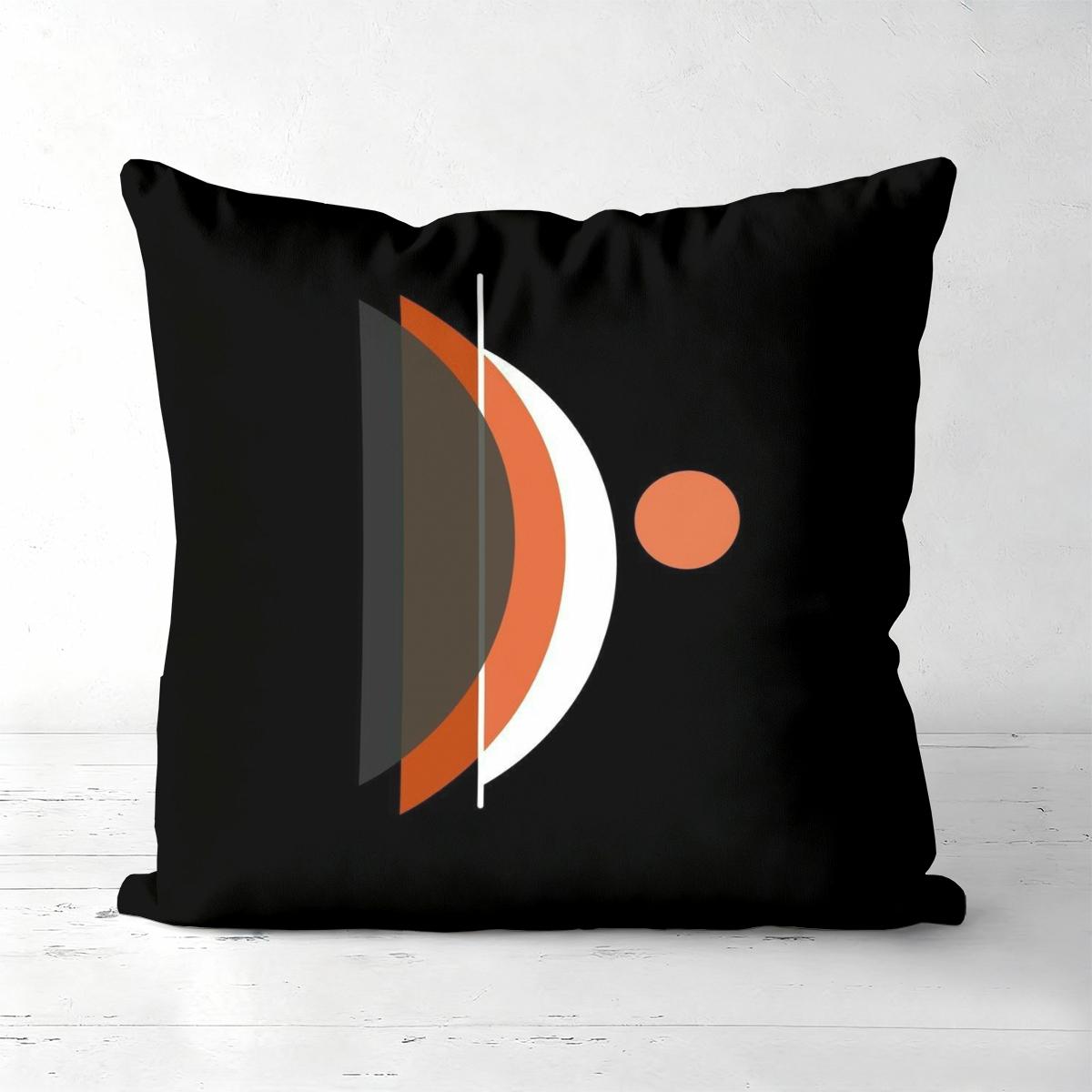 Modern Abstract Pattern Black Decorative Throw Pillows Polyester pillowcase sofa decorative cushion cov Headboard Pillow 40x40cm