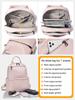 Zency Women's Daypack Travel Backpack Genuine Leather Large Capacity For Commuters Multi-pockets