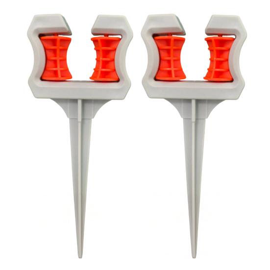 Garden Hose Guide Spike, Watering Hose Guide with Rollers, Water Pipe Holder Stake, Protect Plants And Prevent Tangles for Outdoor Yard
