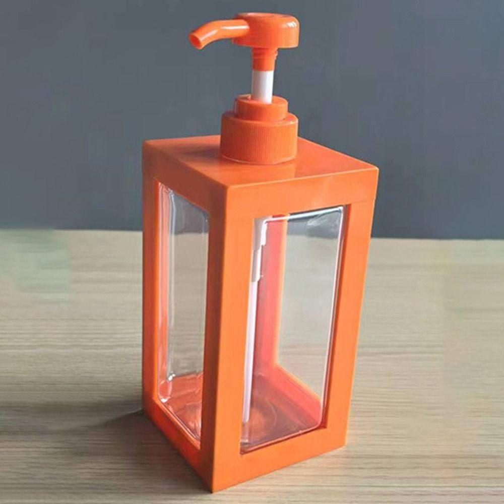 Quadratische Lotion Spenderflaschen Transparent Kosmetikbehälter Langlebige Seifenpumpe Spender Reise
