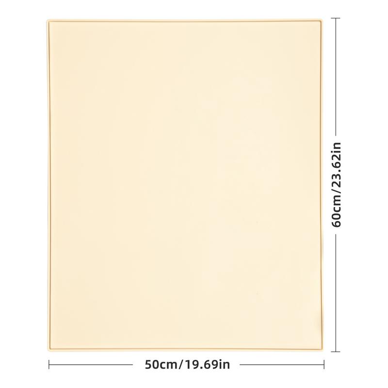 Washer And Dryer Mat Silicone Washing Machine Protector Heat-Resistant Laundry Topper Storage Mat Anti-slip Keeping Area Tidy