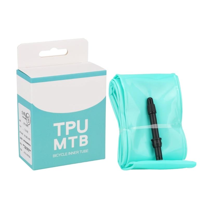 Light Weight Bike Replacement TPU Inner Tube Tear Resistant Bike Interior Tire Tube for Mountain Bikes and Road Bikes