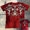 Unisex Crew Neck Short Sleeve Graphic Print T-Shirts Streetwear Casual Tees