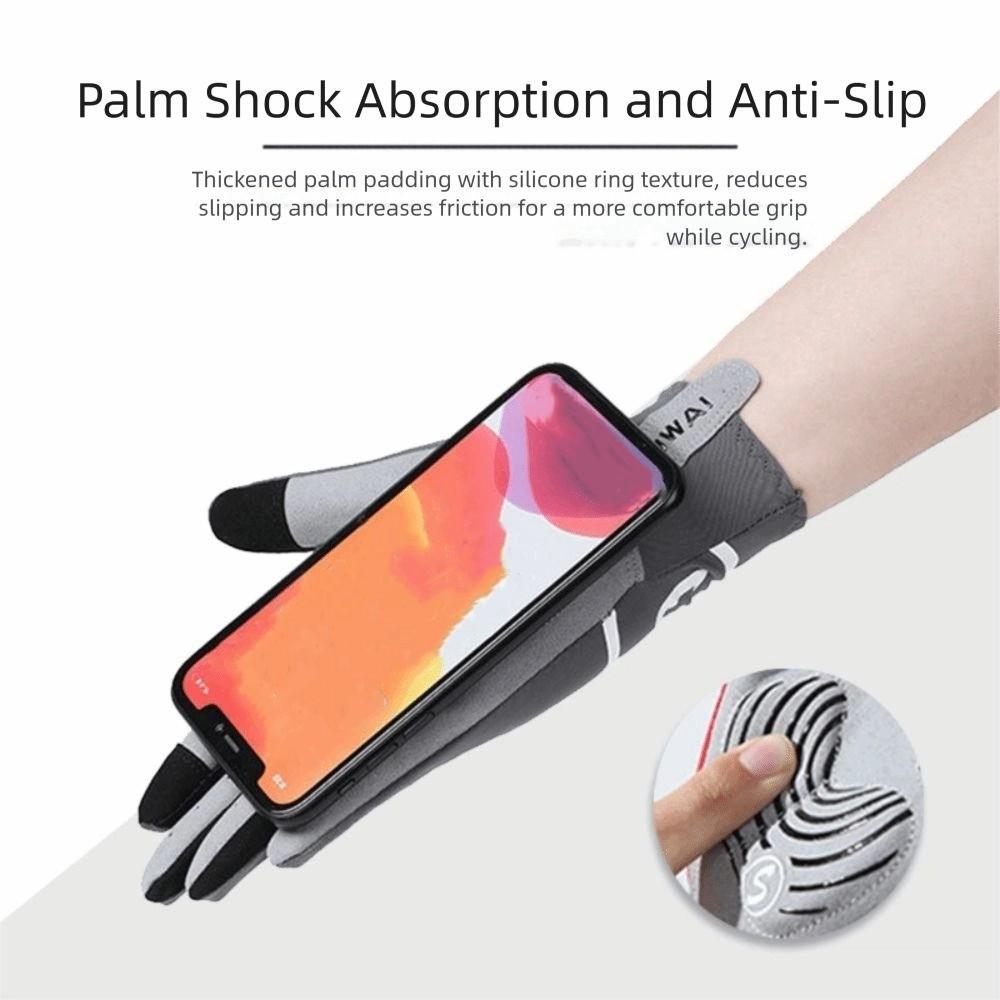 Full Finger Cycling Gloves Windproof Bicycle Mittens Skin Friendly Sports Gloves  Winter