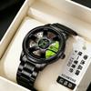 Counter Automatic Movement Watch Men'S Student Sports Car Tire Waterproof Non-Mechanical Quartz Watch