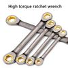 72 Tooth Gear Ratchet Wrench Steel Double Box End Spanner for Car Repair Tool Tightening Wrench Repairs Accessories