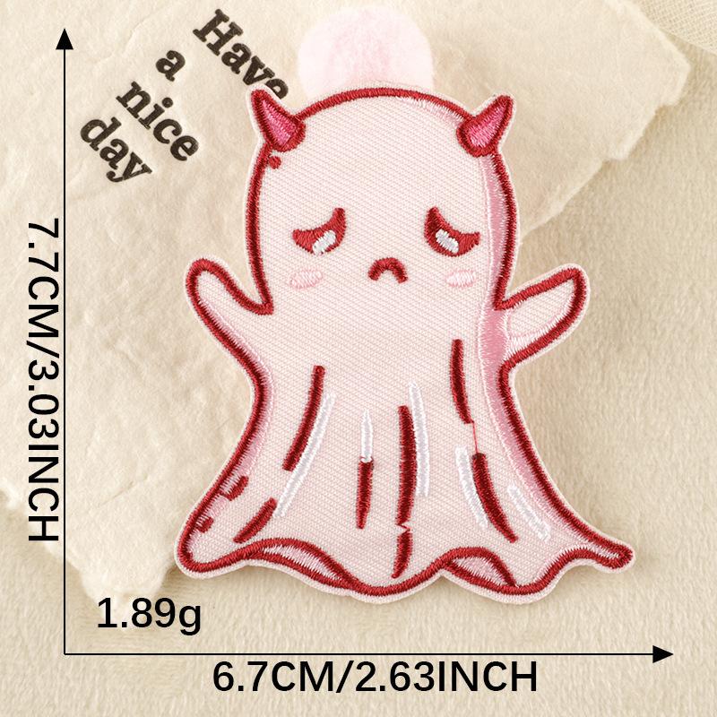 Halloween Hand Sewing On Patches Embroidery Patch Iron On Stick On Badge For Bag Clothing Accessories DIY Repair Hot Selling