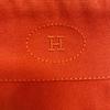 HERMES Zipper Cosmetics Pouch Bolide Vanity cotton Pouch MM Pouch Orange cotton Used