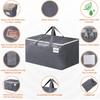 BlissTotes Large Moving Bags, Storage Bags with Zippers, Handles Moving Supplies with lids, Heavy Duty Totes for Storage Bags for Space Saving,