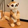 25cm Wild Lemur Brown Stuffed Plush Animal Toy Long Arms Cute Dolls Home Decor Simulated Plushie Like Real Kids Birthday Present