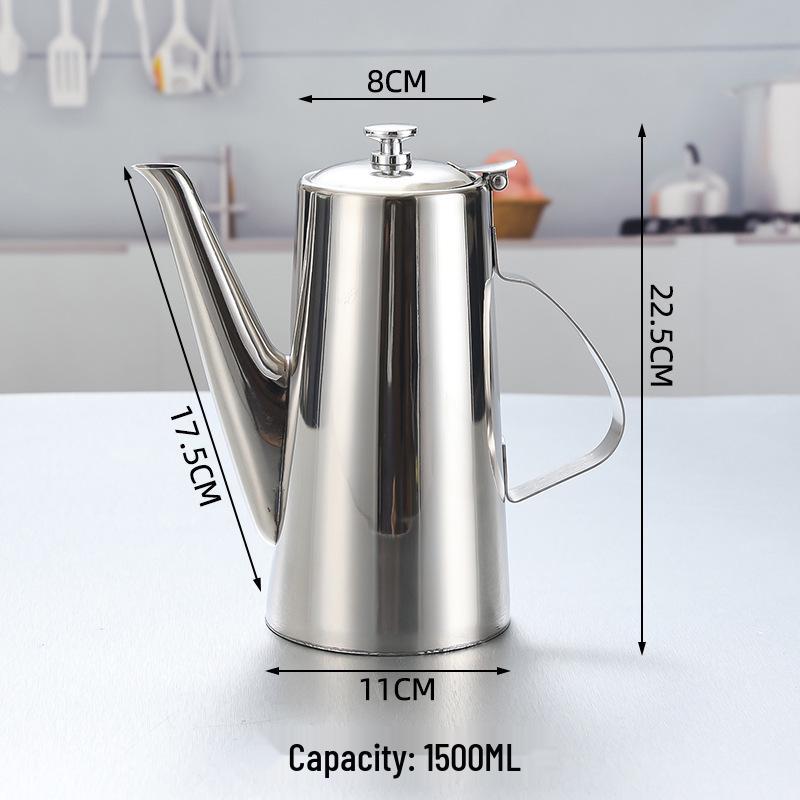 

Потовщений глечик з нержавіючої сталі для води та супу для ресторанів та готелів