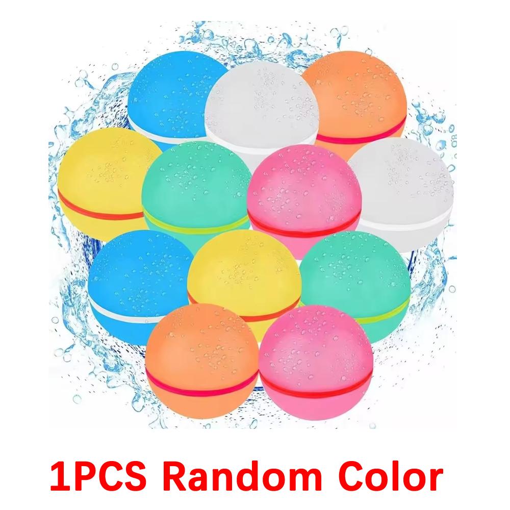 

12/6/3/1PCS Magnetic Reusable Water Balloons Quick Fill Self Sealing Water Ball Toy Outdoor Summer Swimming Pool Water Balls