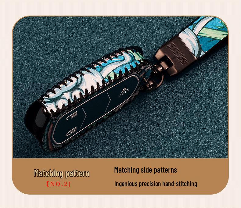 Cadillac Key Case for CT6, XT4, XT5, XT6, XTS, CT4, CT5, ATS-L - Snap-On Shell