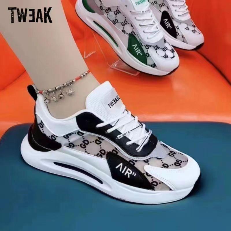 

Sports shoes women s summer new mesh breathable little white shoes fashion versatile sports and leisure shoes factory 36 чёрный