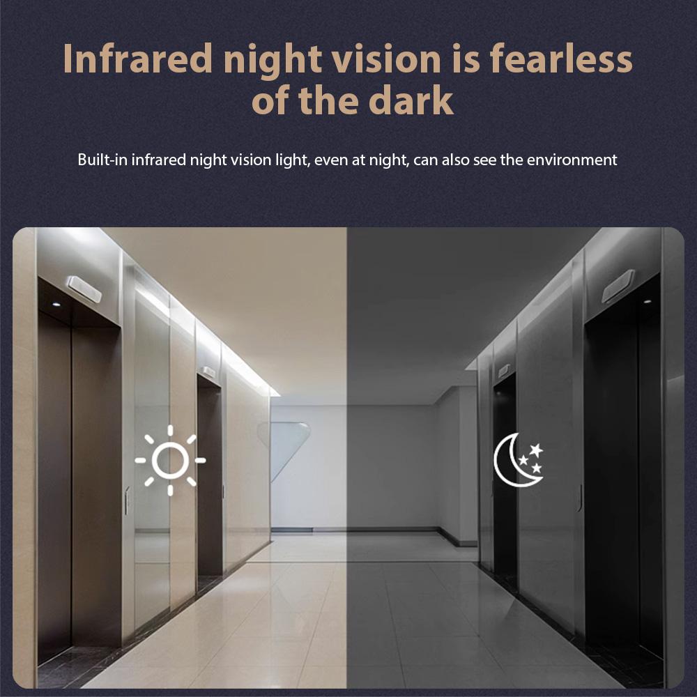 Campanello citofono visivo wireless con schermo IPS da 4,3 pollici 2.4G con schermo, wireless intelligente