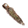 Prehnite Jewelry, 999 Copper Wire Wrapped Pendant Handmade Gemstone Jewelry, Gifts For Wife Brand New Pendant