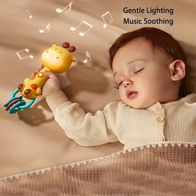 Baby Music Shaker Giraffe Toy: 6+ Months, Early Learning, Chewable, 0-3 Years, Handheld Rattle, Perfect Gift for Little Ones