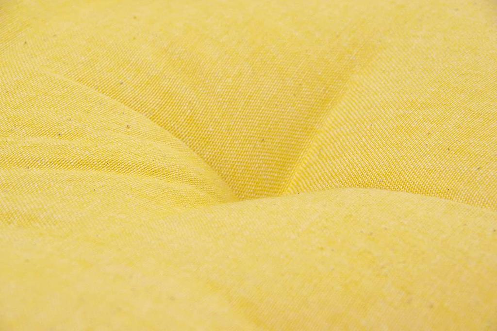 IKEHIKO Made In Organic 40 X 40 Box Cushion Cushion, Square, Thick, Portable, Japan, Cotton, 100% Cotton, Clara, Plain, Washable, Cushion, Approx. Cm,
