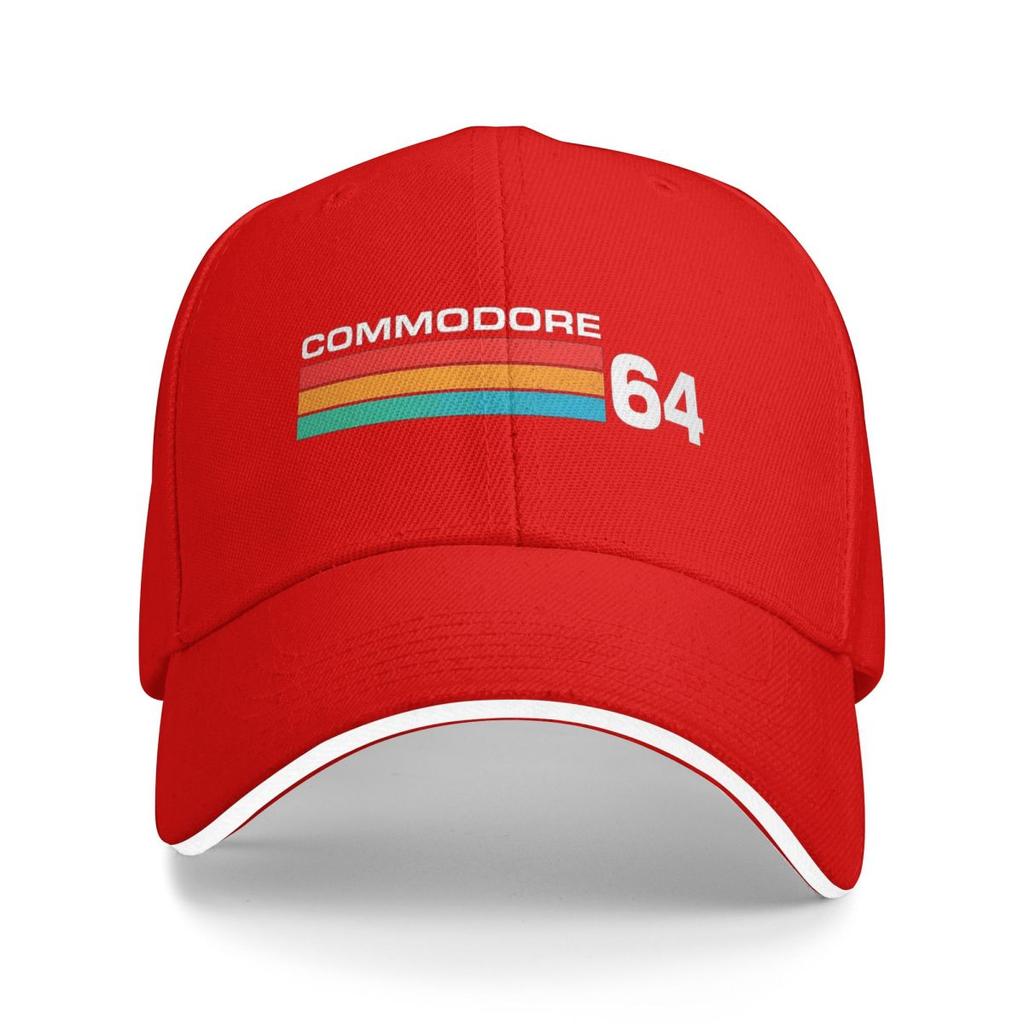 Commodore 64 Logo Baseball Caps Snapback Baseball Hats Breathable Casual Casquette Outdoor Unisex