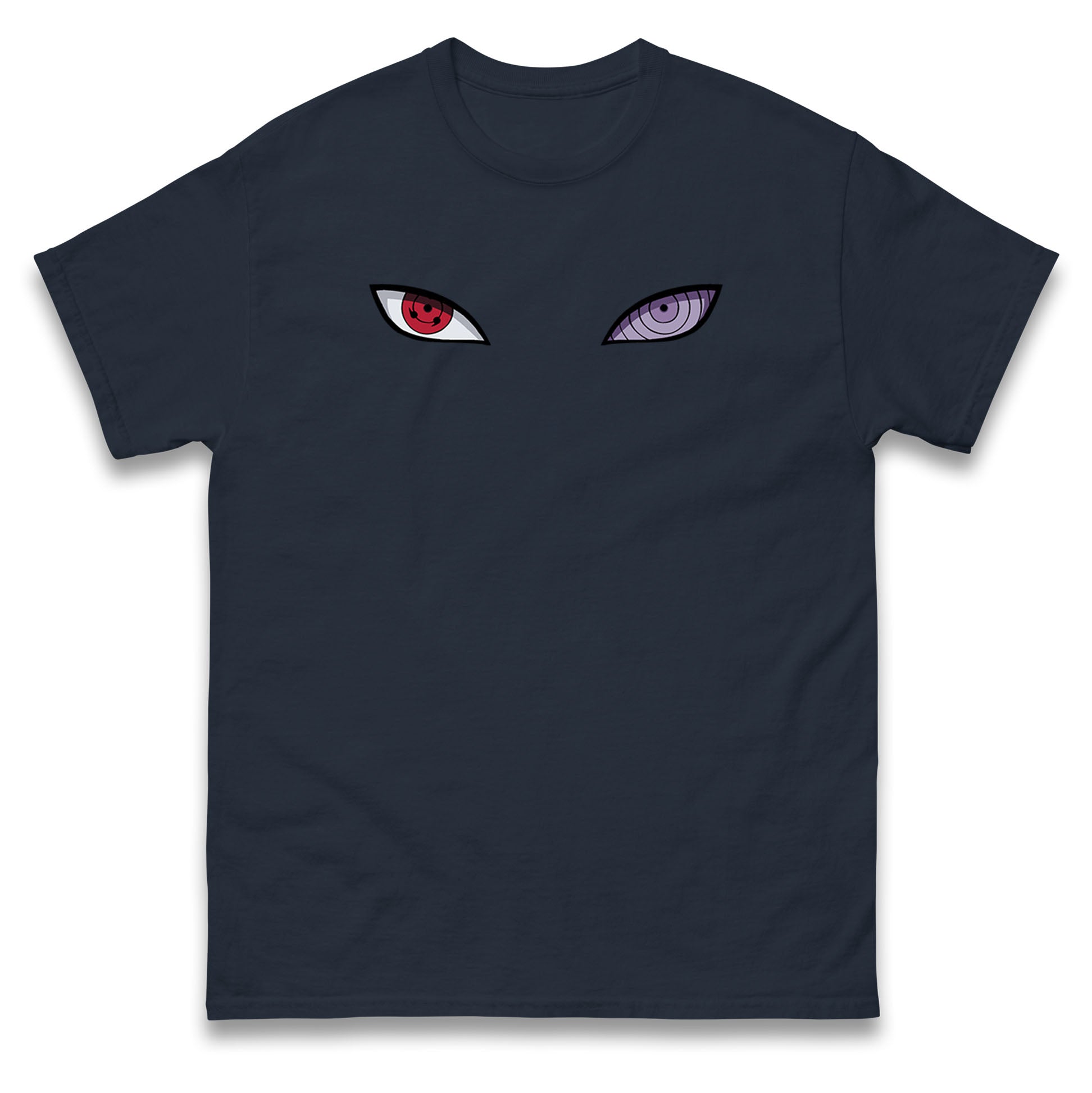 Obito Uchiha Eyes Mens T Shirt Womens Tops Tees Naruto Shippuden Top S