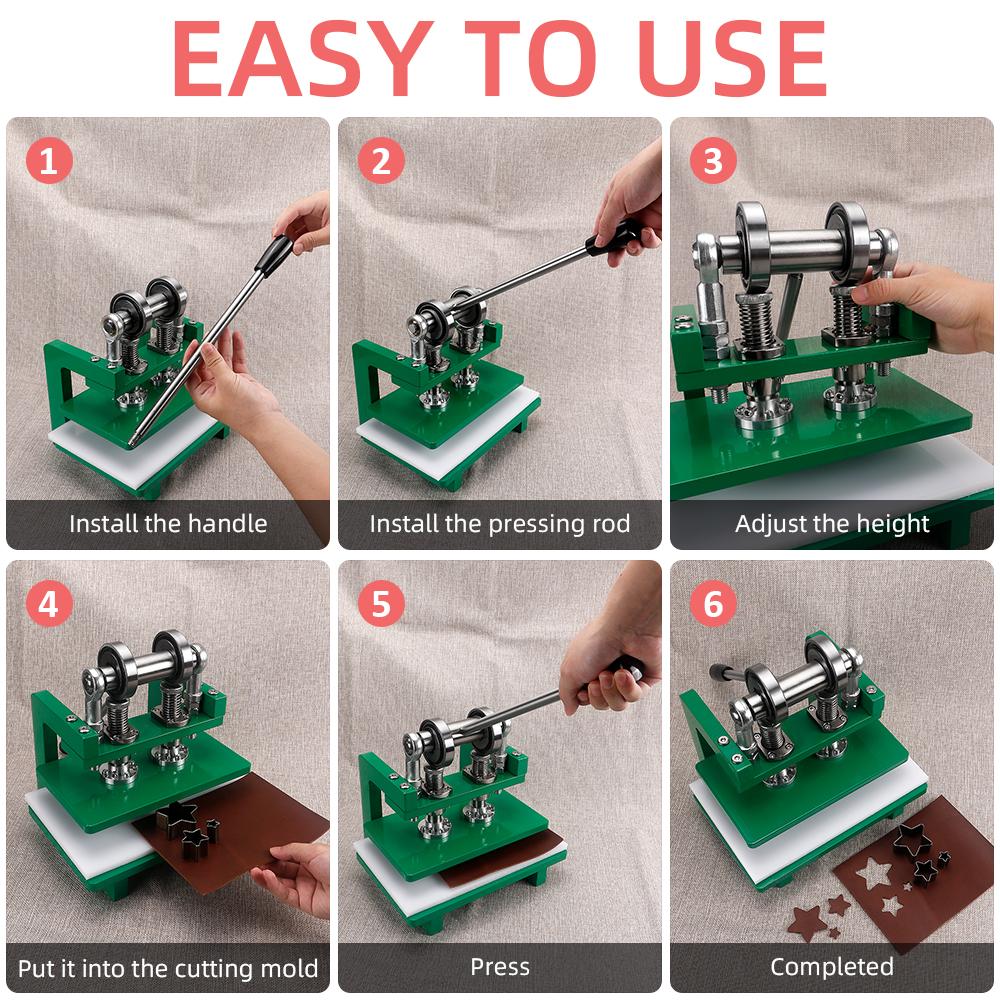 can be used for pressing and stamping metal and wooden cutting molds and other templates, professional DIY leather household
