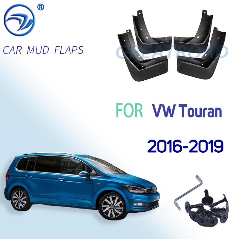 

4x Car Front Rear Mud Flaps Mudguards Splash Guards Fender Flares for VW Touran 2016 2017 2018