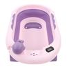 Baby Temperature Sensing Bathtub Foldable Thicked Sitting Lying Bath Bucket with Drain Hole L