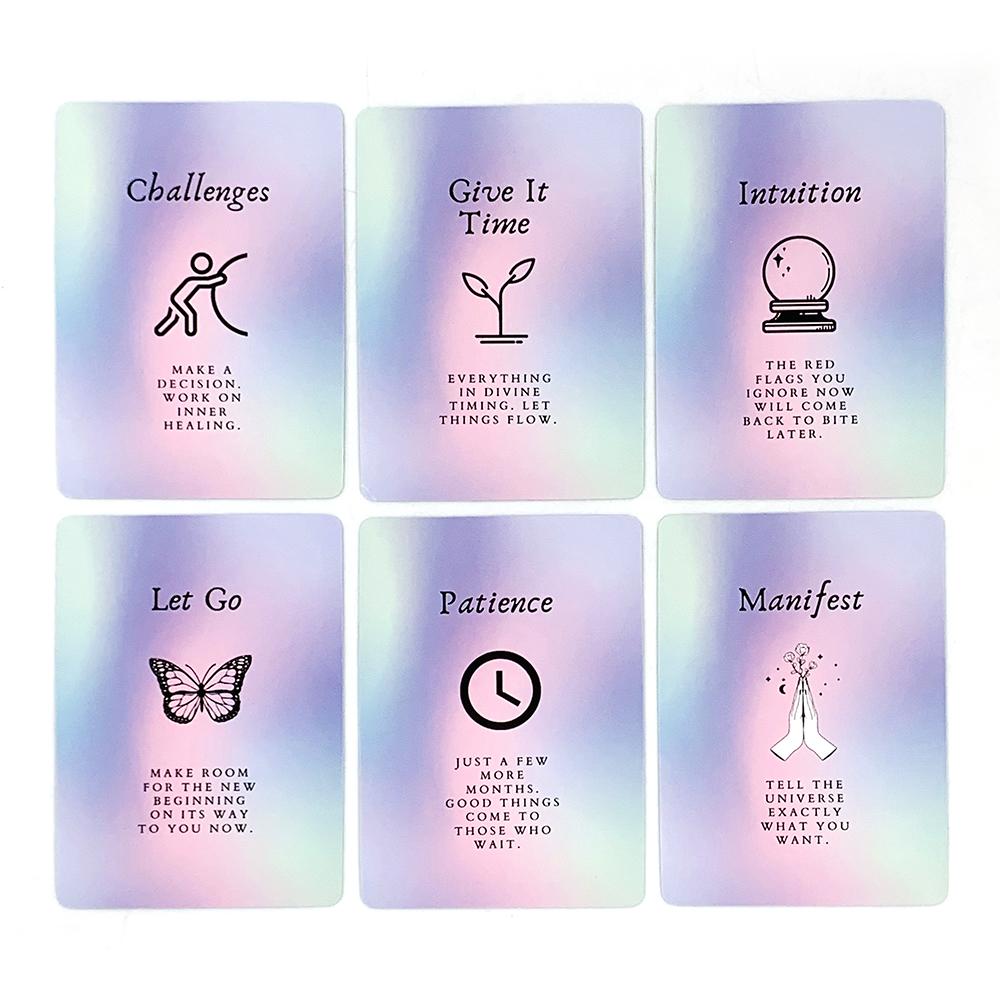 New Oracle Cards 41 Exquisite Oracle Cards English Version Deck Divination Party Board Game Leisure Entertainment Card Game