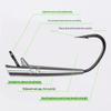 Ozark Anti-Snag Micro Jig Head Soft Bait Hook for Universal Outdoor Fishing