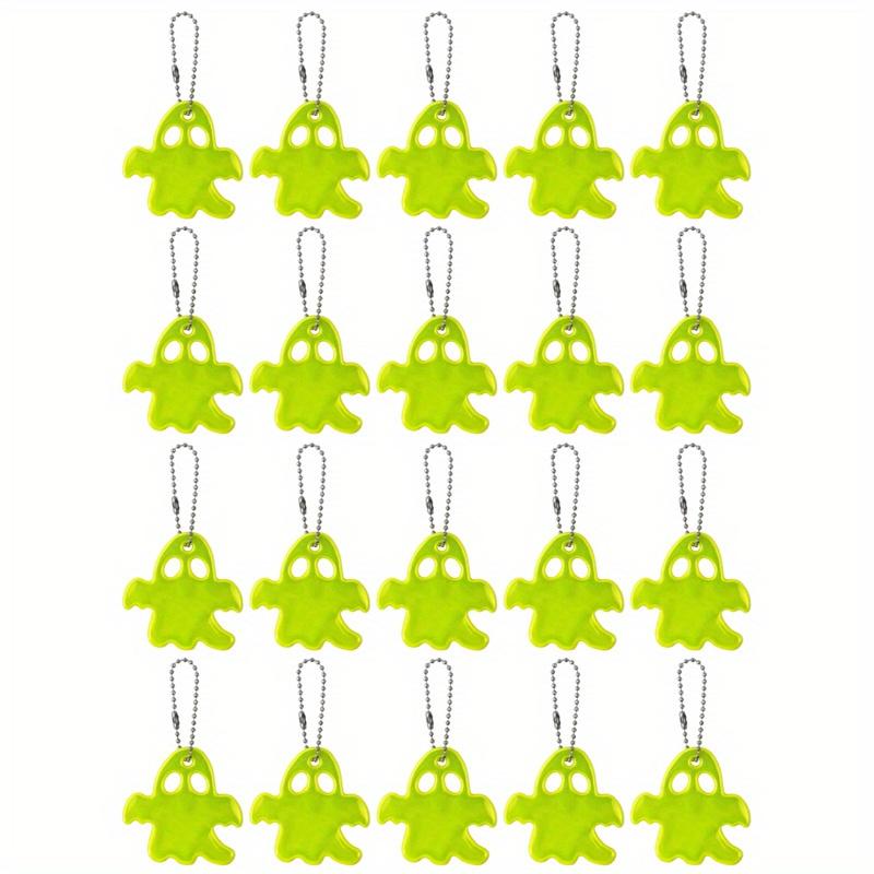 

20-Piece Keychain Set with Double-Sided Reflective Design – Stylish Fun Halloween Night Accessories, Ideal Gifts