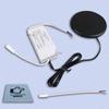 Touch Switch for Cabinet Wardrobe, 250W High Power Penetration Sensor 110V 220V, AC LED Switch US EU Plug Black White