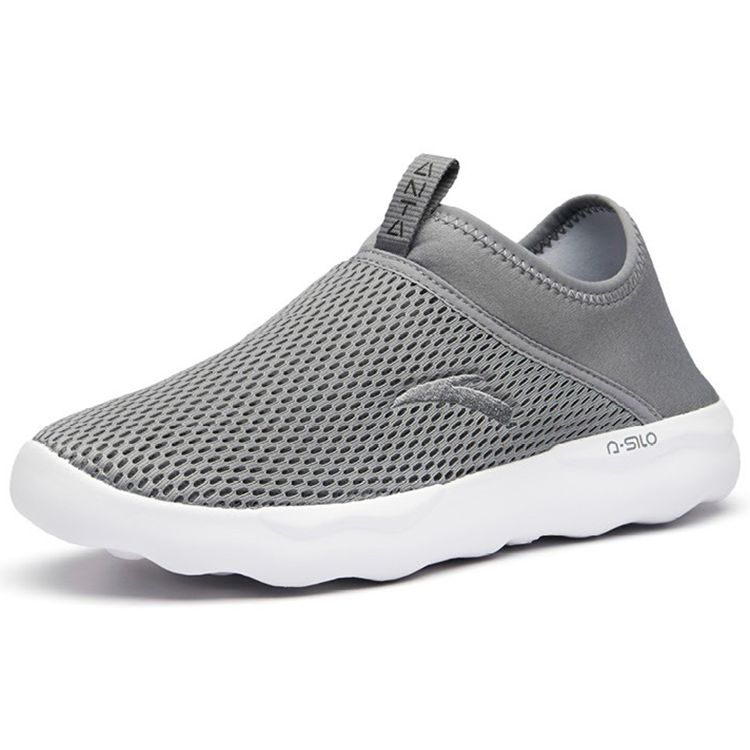 Anta Lightweight Breathable Shock Absorbing Low Top Training Shoes Men Sneakers Cool-Gray 91928605-3