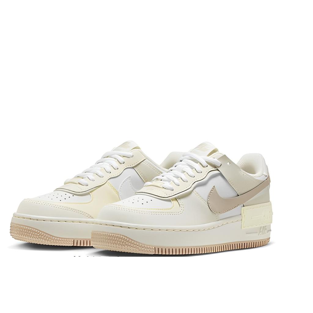 New Nike Air Force 1 Shadow White Fossil Stone Women's's FN3444-121
